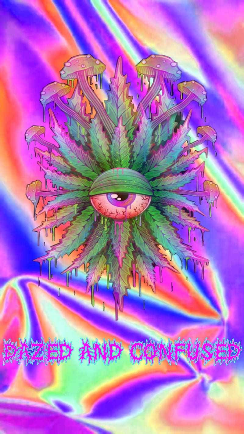 Dazed And Confused Trippy Estetik Duvar Kağıdı