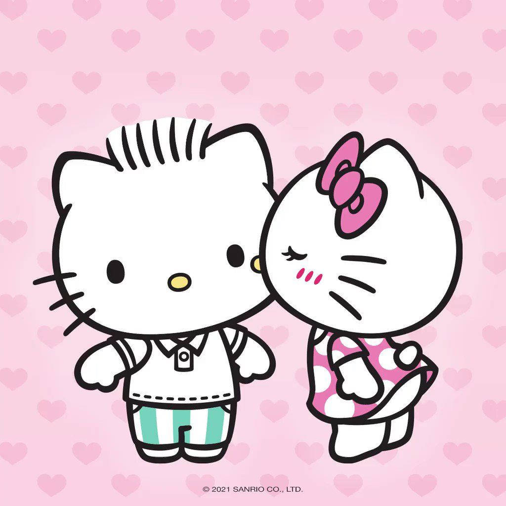 Dear Daniel ve Hello Kitty Profil Fotoğrafı Duvar Kağıdı