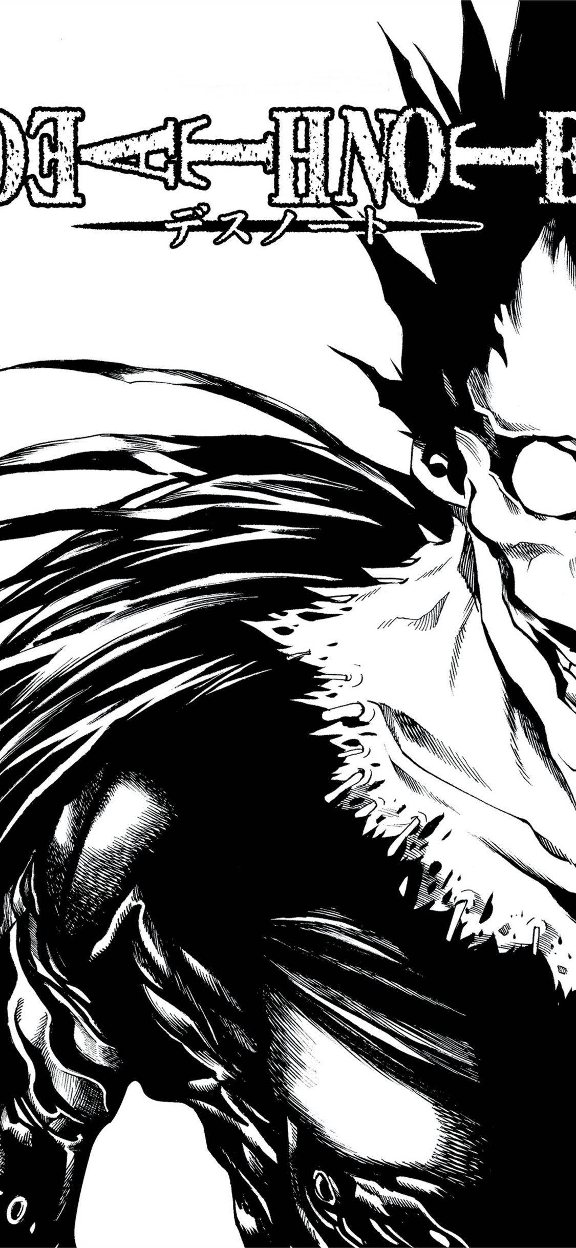 Death Note 1. Kitap Ryuk iPhone Duvar Kağıdı