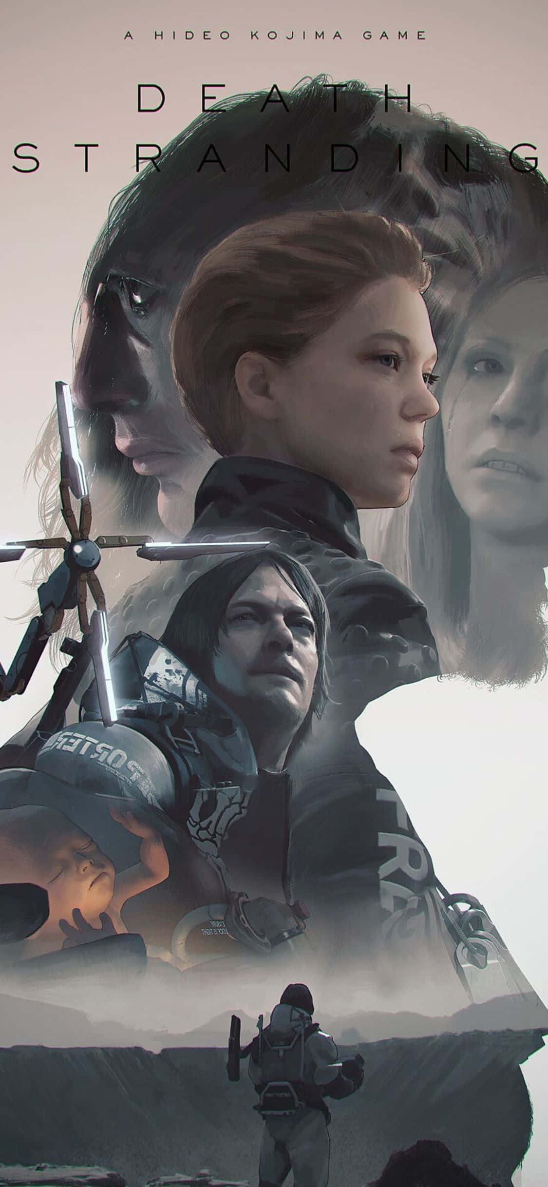 Death Stranding'in gizemlerini iPhone X'inizde keşfedin Duvar Kağıdı