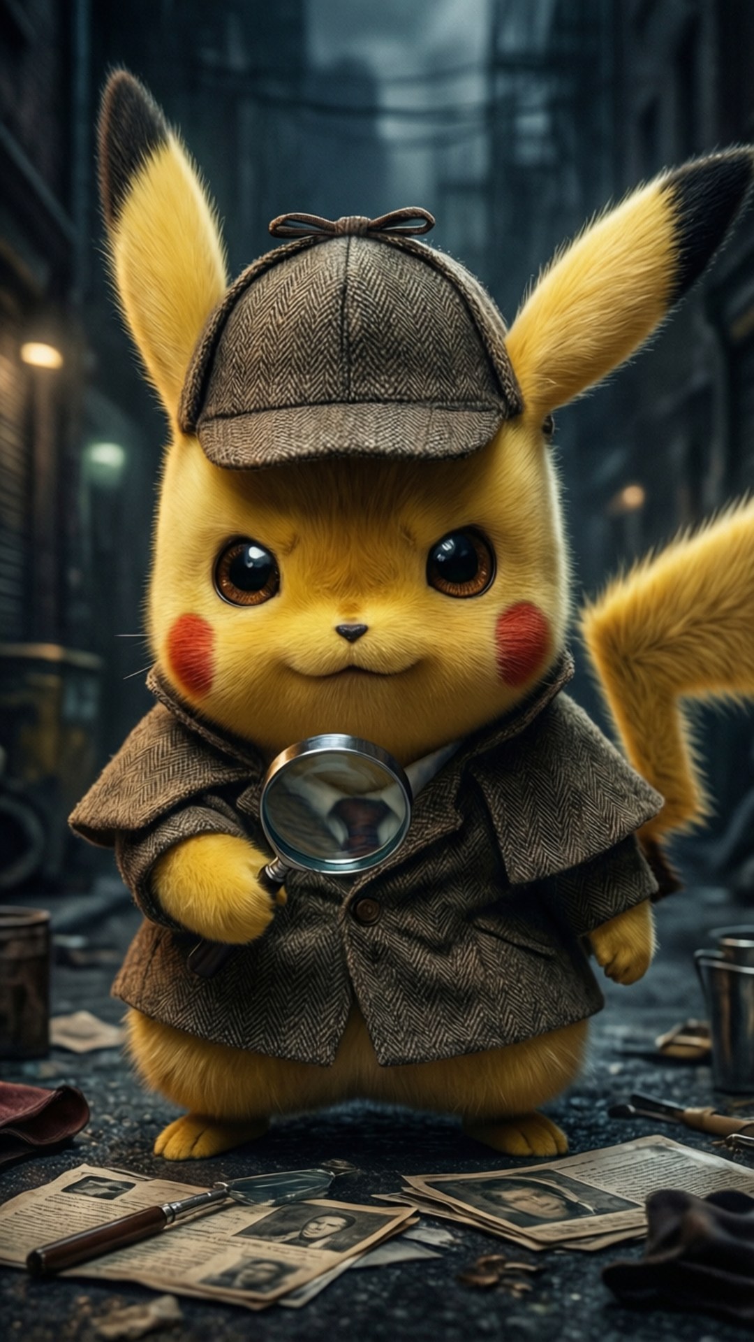 Dedektif Pikachu Duvar Kağıdı