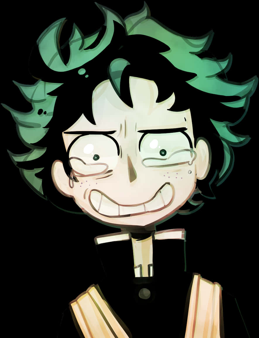 Deku Stilize Portre Duvar Kağıdı