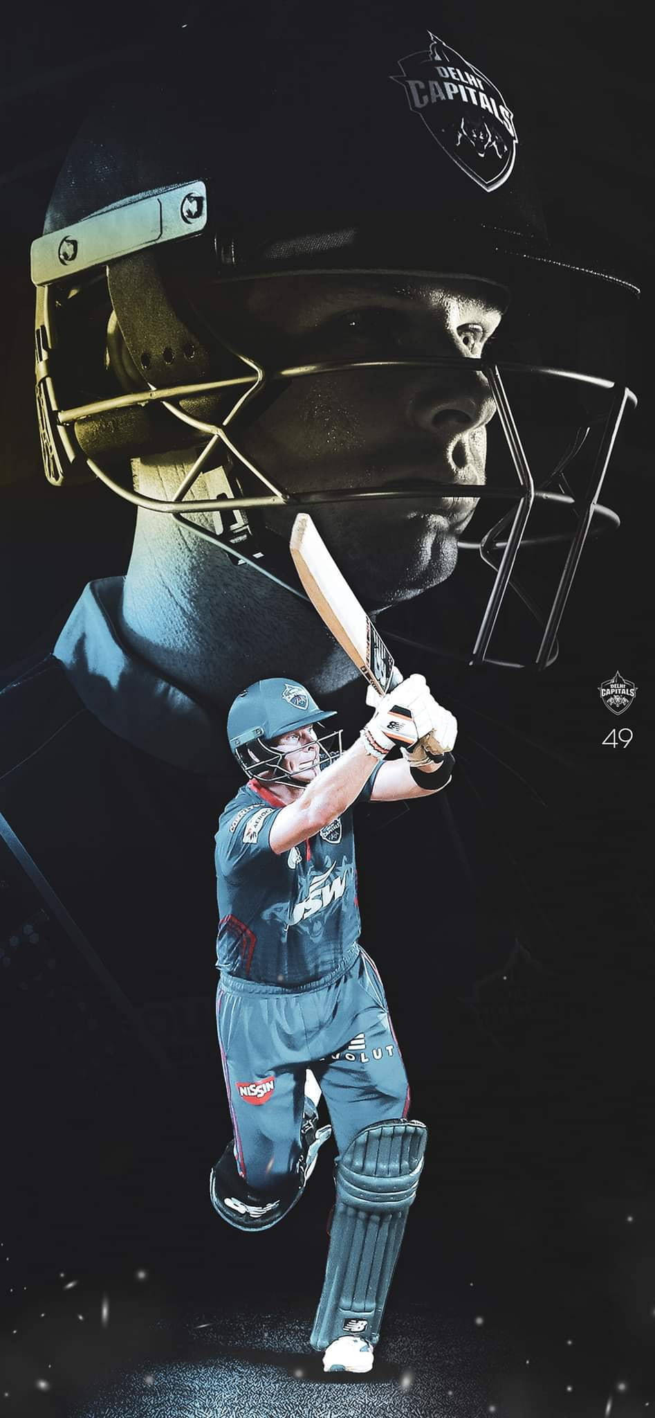 Delhi Capitals Steve Smith Duvar Kağıdı