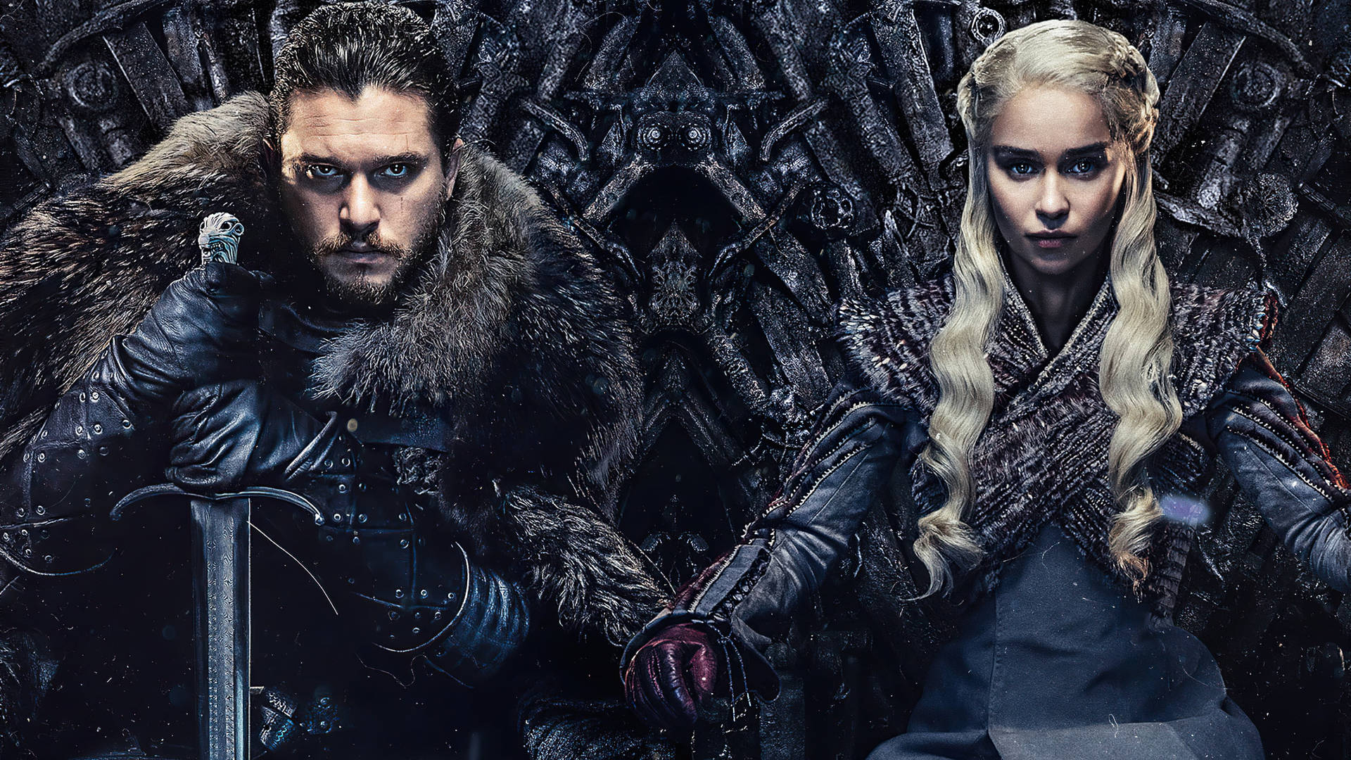 Demir Taht Game Of Thrones Jon Snow — Game of thrones GIF Duvar Kağıdı