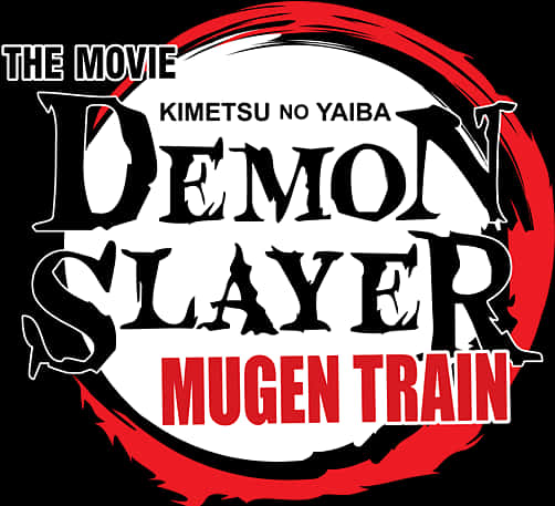 Demon Slayer Mugen Tren Filmi Logosu Duvar Kağıdı