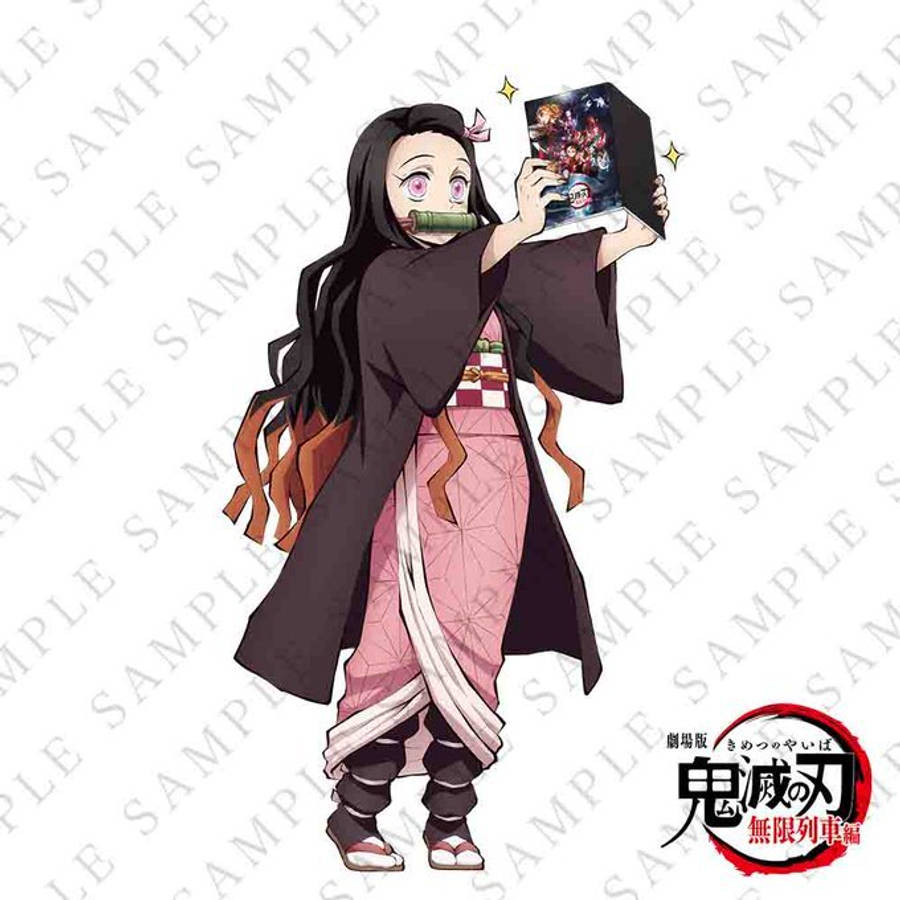 Demon Slayer Nezuko Kitap Duvar Kağıdı