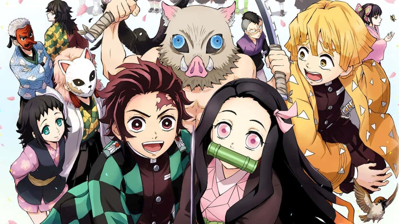 Demon Slayer Sezon 2 Karakterleri Duvar Kağıdı