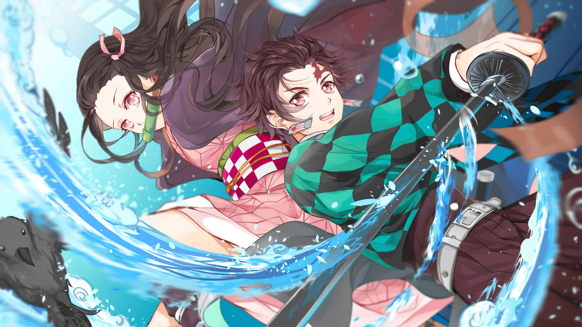 Demon Slayer Tanjiro Tekniği Duvar Kağıdı