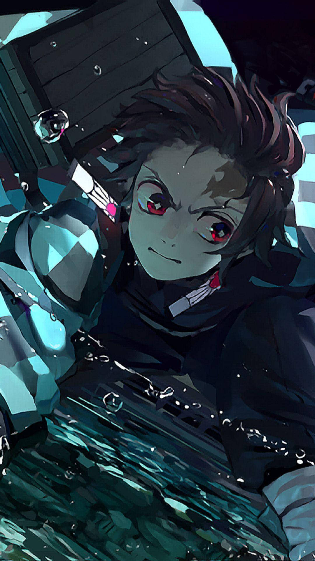 Demon Slayer Tanjiro Sekizinci Form Duvar Kağıdı
