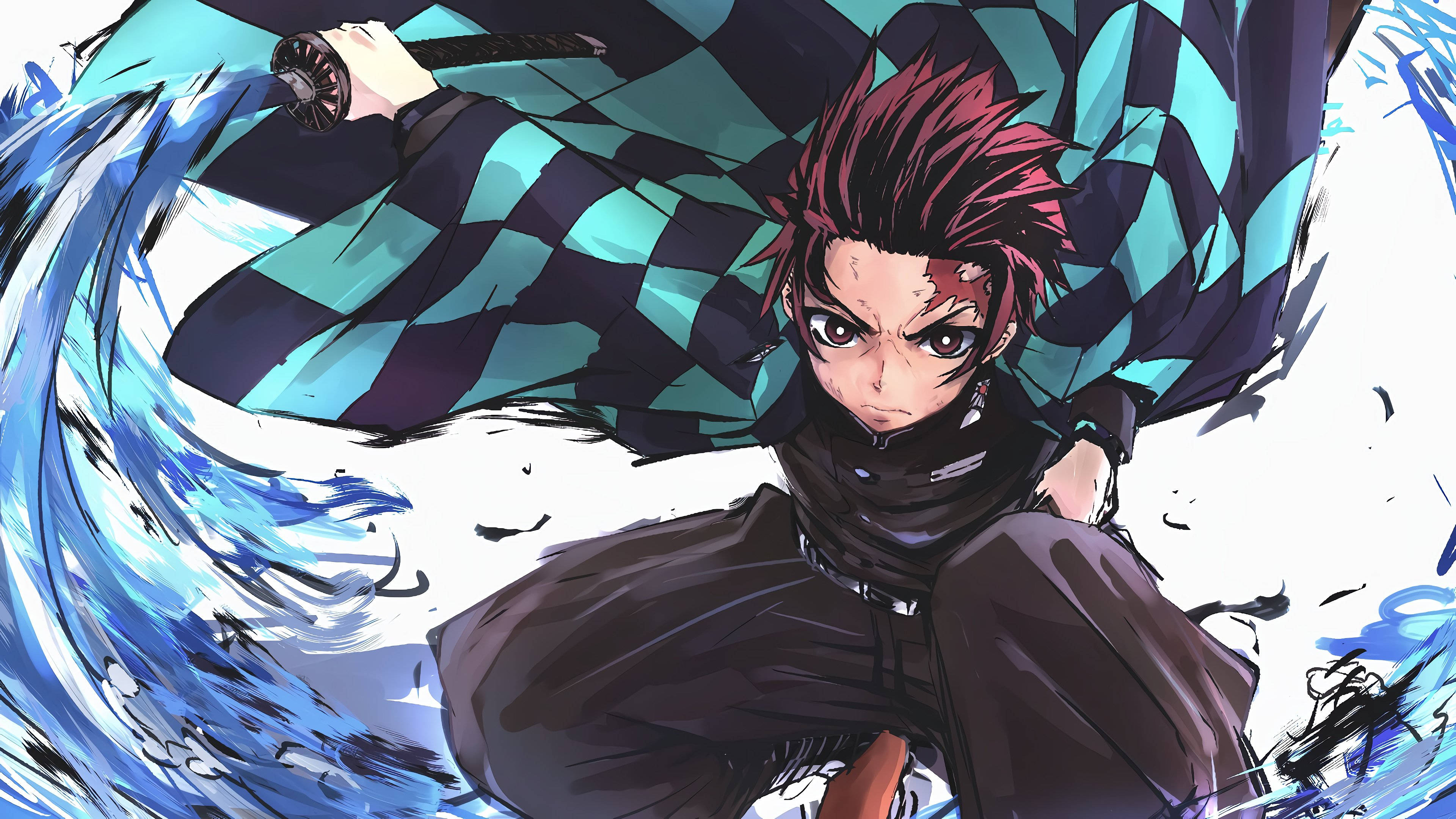 Demon Slayer Tanjiro Nefes Formu Duvar Kağıdı