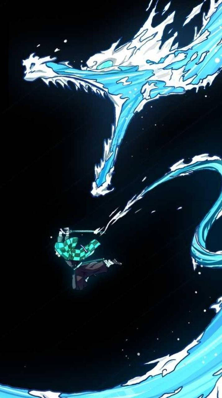 Demon Slayer Tanjiro Onuncu Form Duvar Kağıdı