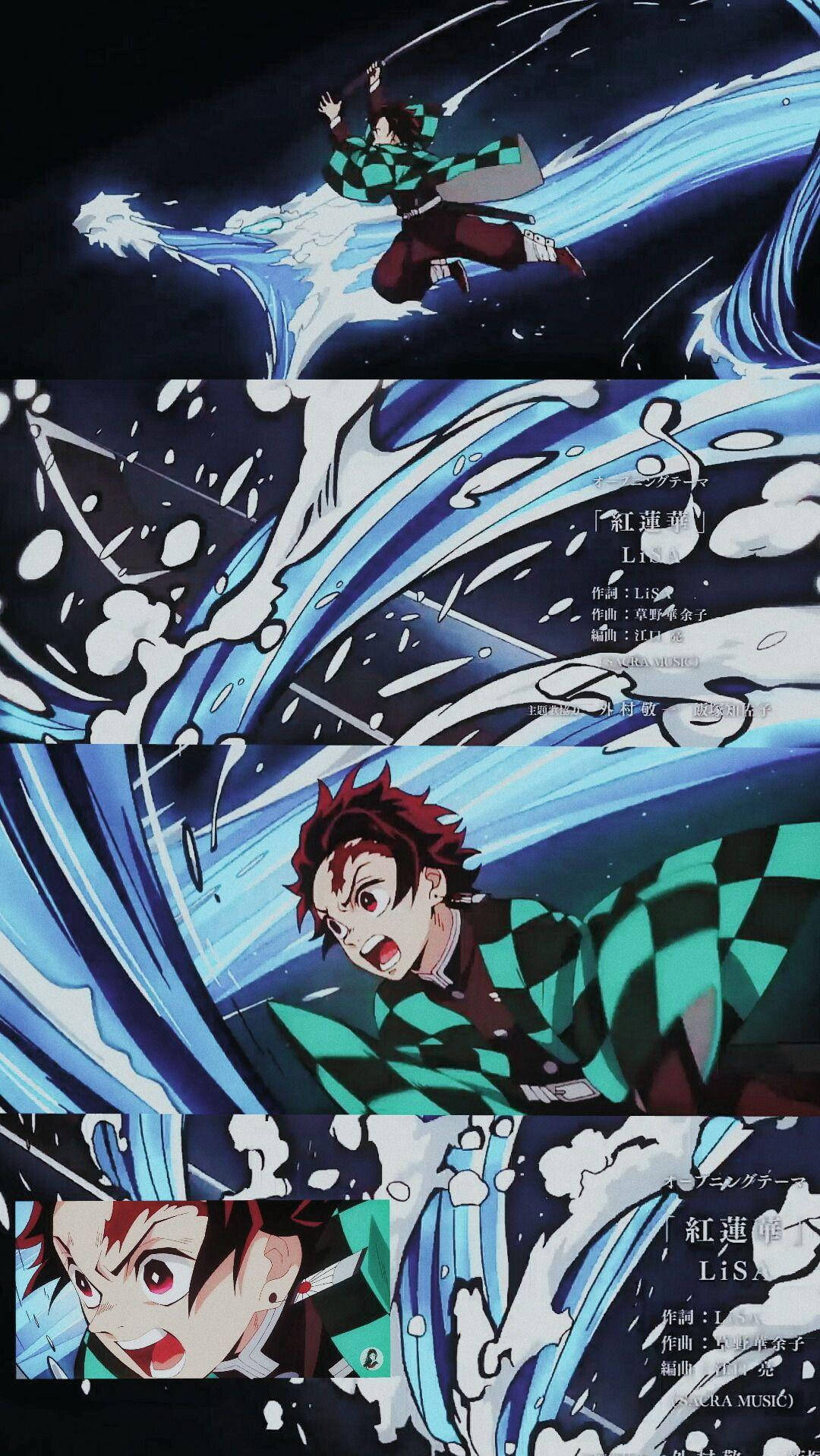 Demon Slayer Tanjiro Saldırıyor Duvar Kağıdı