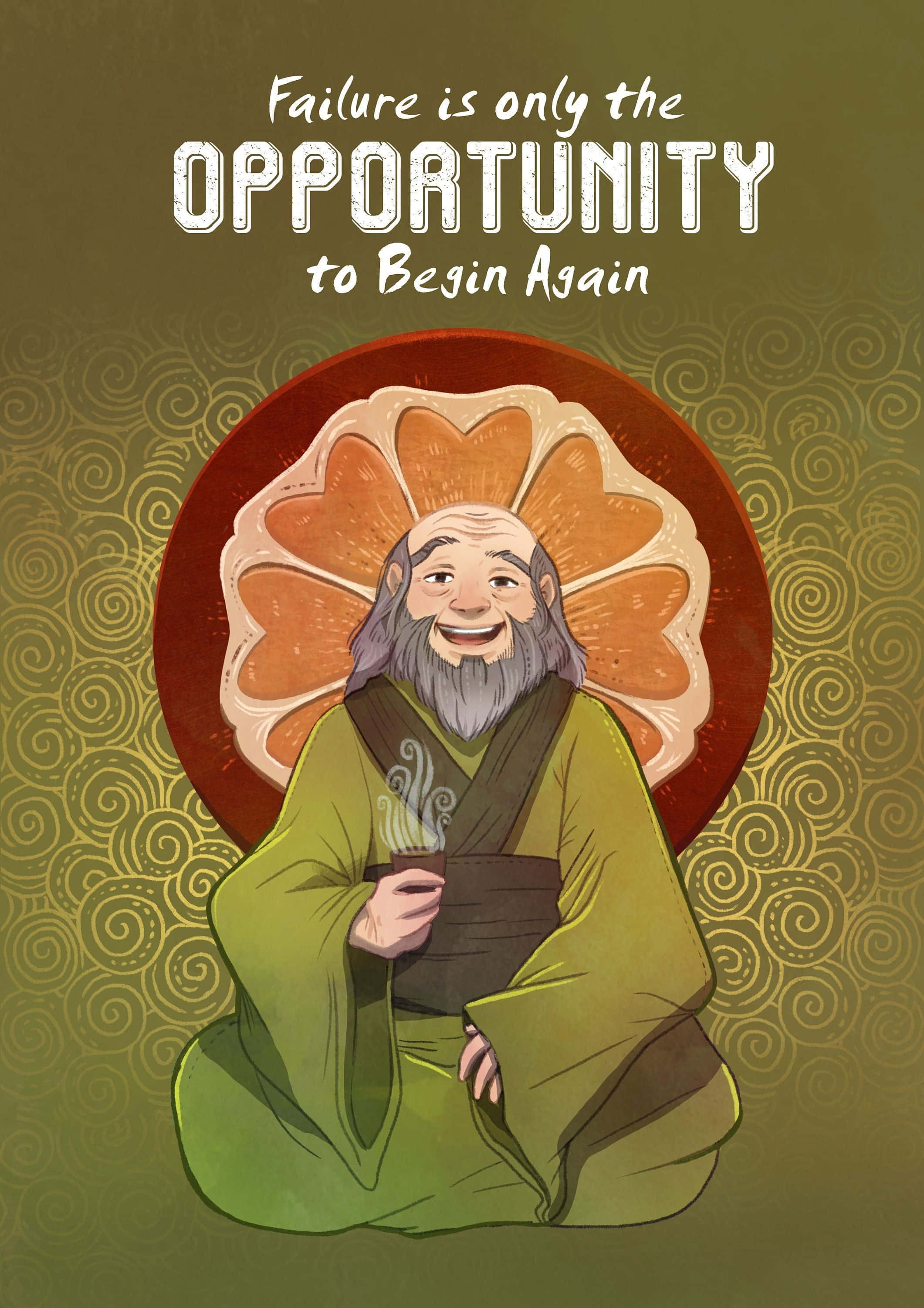 “Dengeyi Bul.” — Iroh Amca Duvar Kağıdı