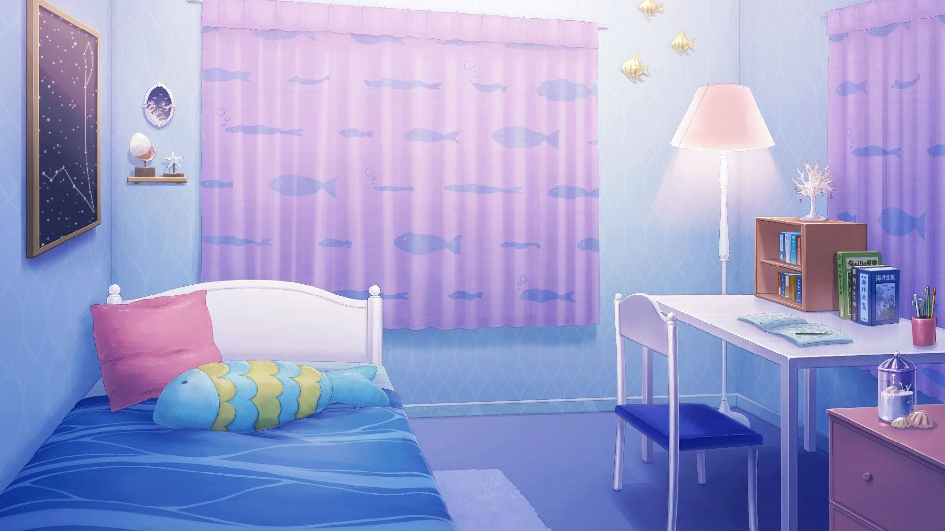 Deniz Temalı Anime Oda Duvar Kağıdı