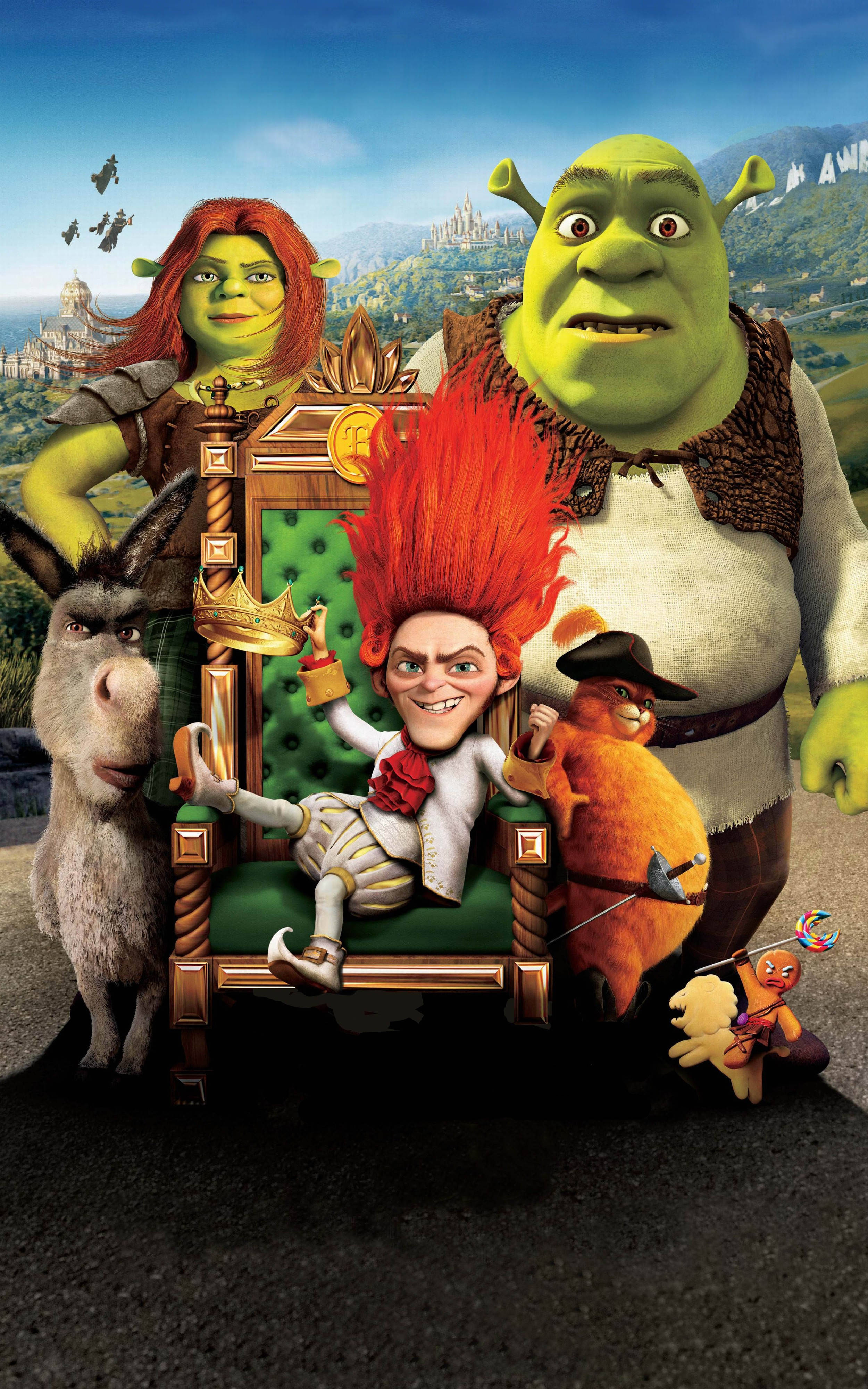 Derin Düşüncelere Dalmış Shrek Duvar Kağıdı