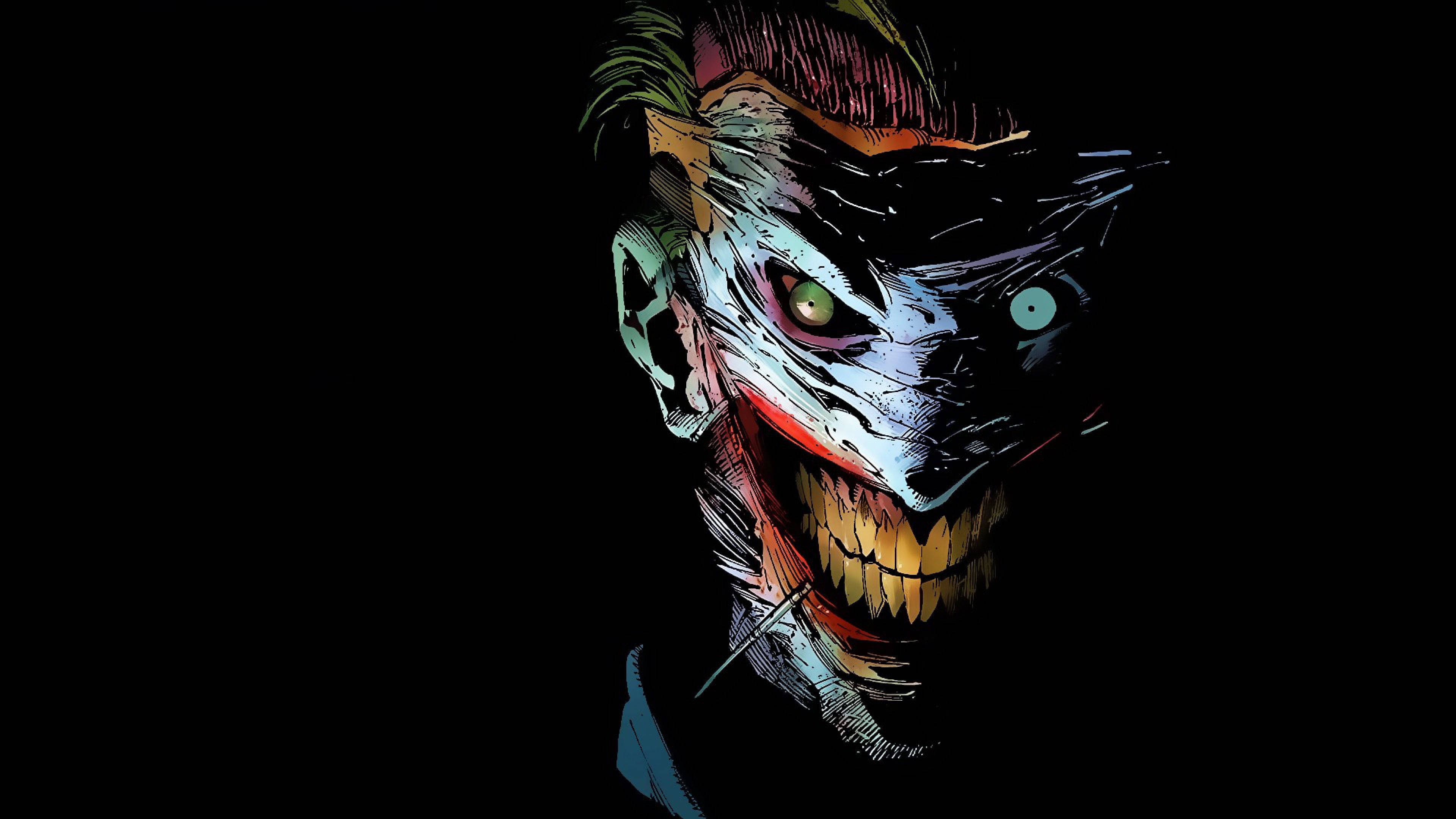 Derisi Yüzülmüş Çılgın Joker Duvar Kağıdı