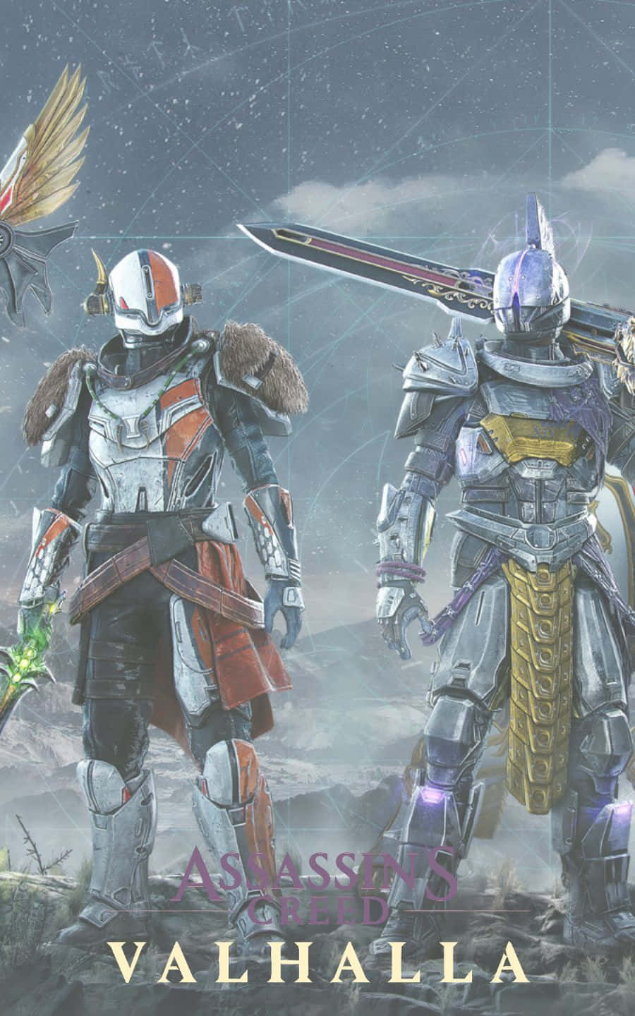 Destiny 2 Zırhları 1440p Assassin's Creed Valhalla Duvar Kağıdı
