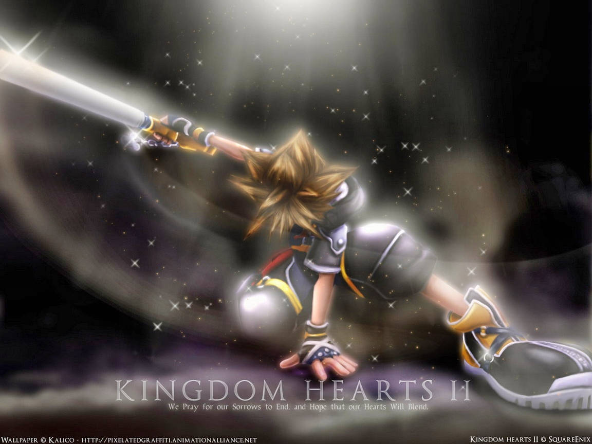 Detaylı Kingdom Hearts Logosu Duvar Kağıdı