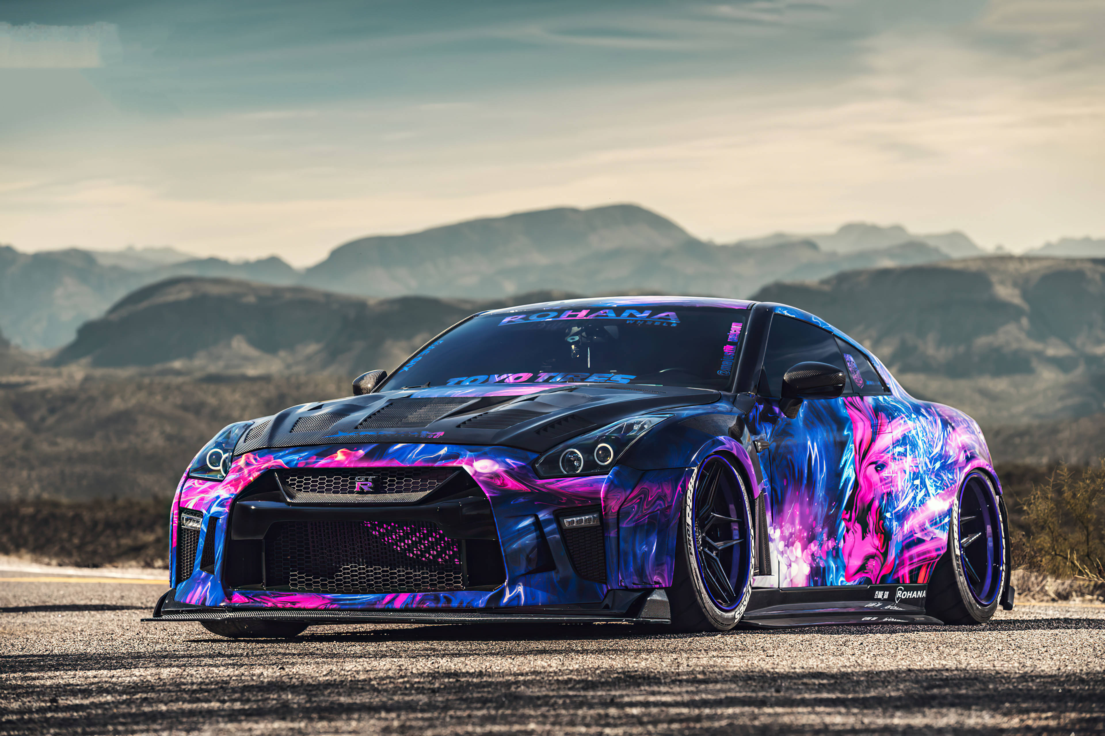 Detaylı Nissan GT R 4K Duvar Kağıdı