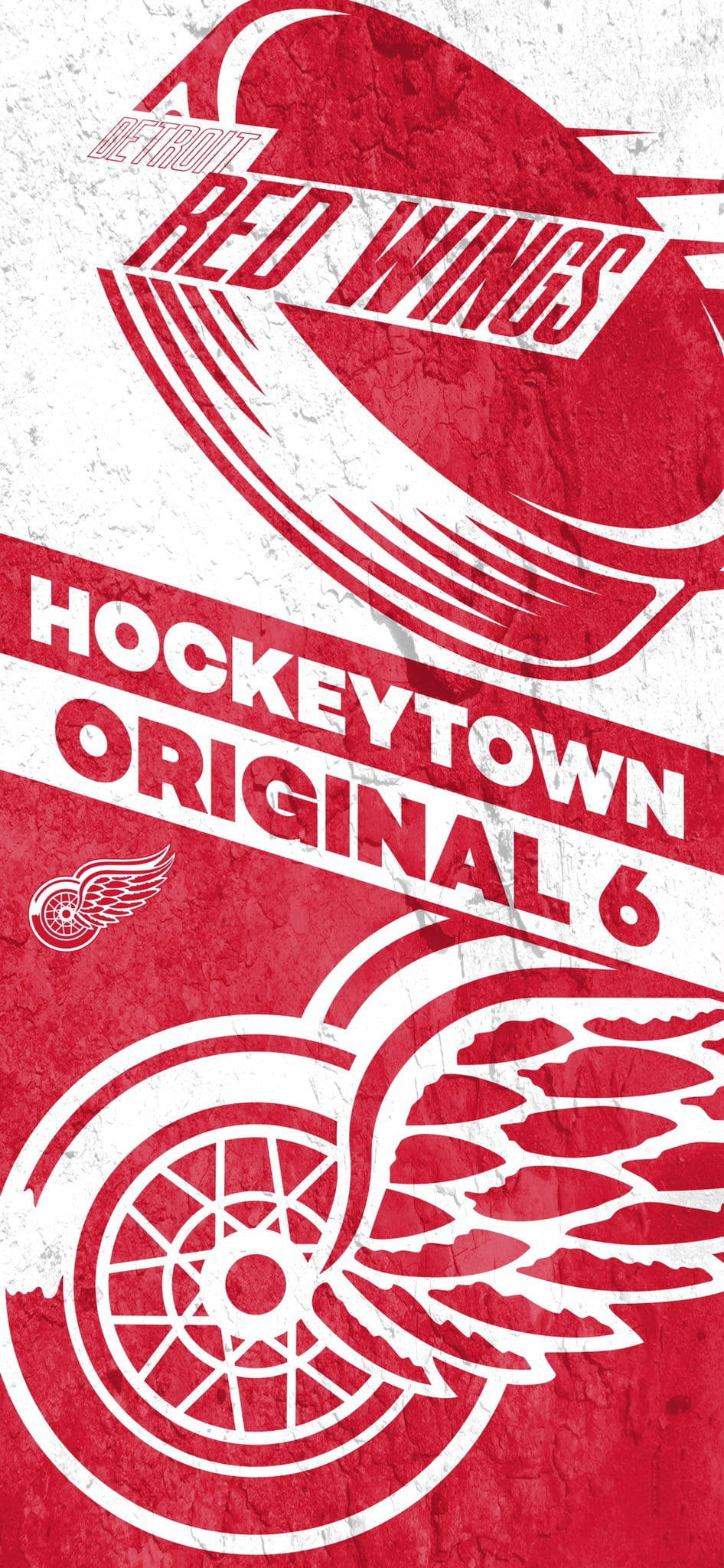 Detroit Red Wings Hockey Town Duvar Kağıdı