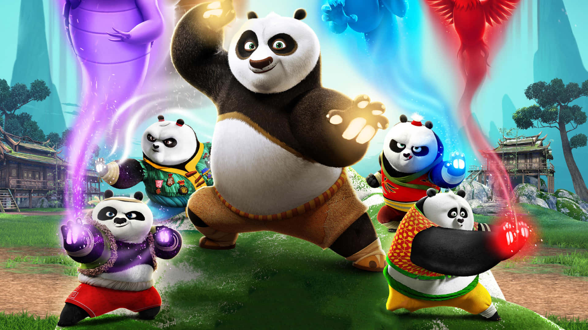 Dev Panda Kung Fu Duvar Kağıdı