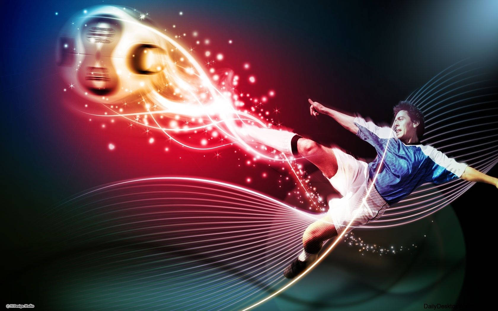Dijital Sanat Lionel Messi HD Futbol Duvar Kağıdı