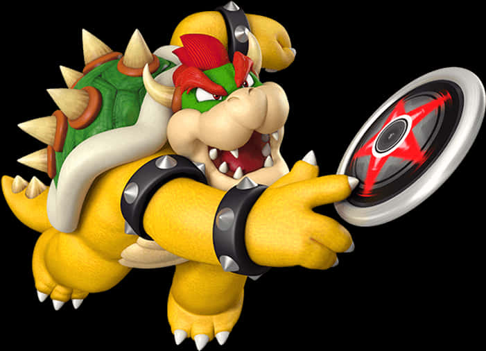 Dikenli Bilekliklerle Bowser Duvar Kağıdı