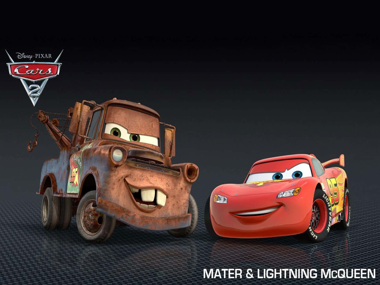 Disney Cars Lightning McQueen ve Matt McQueen Duvar Kağıdı