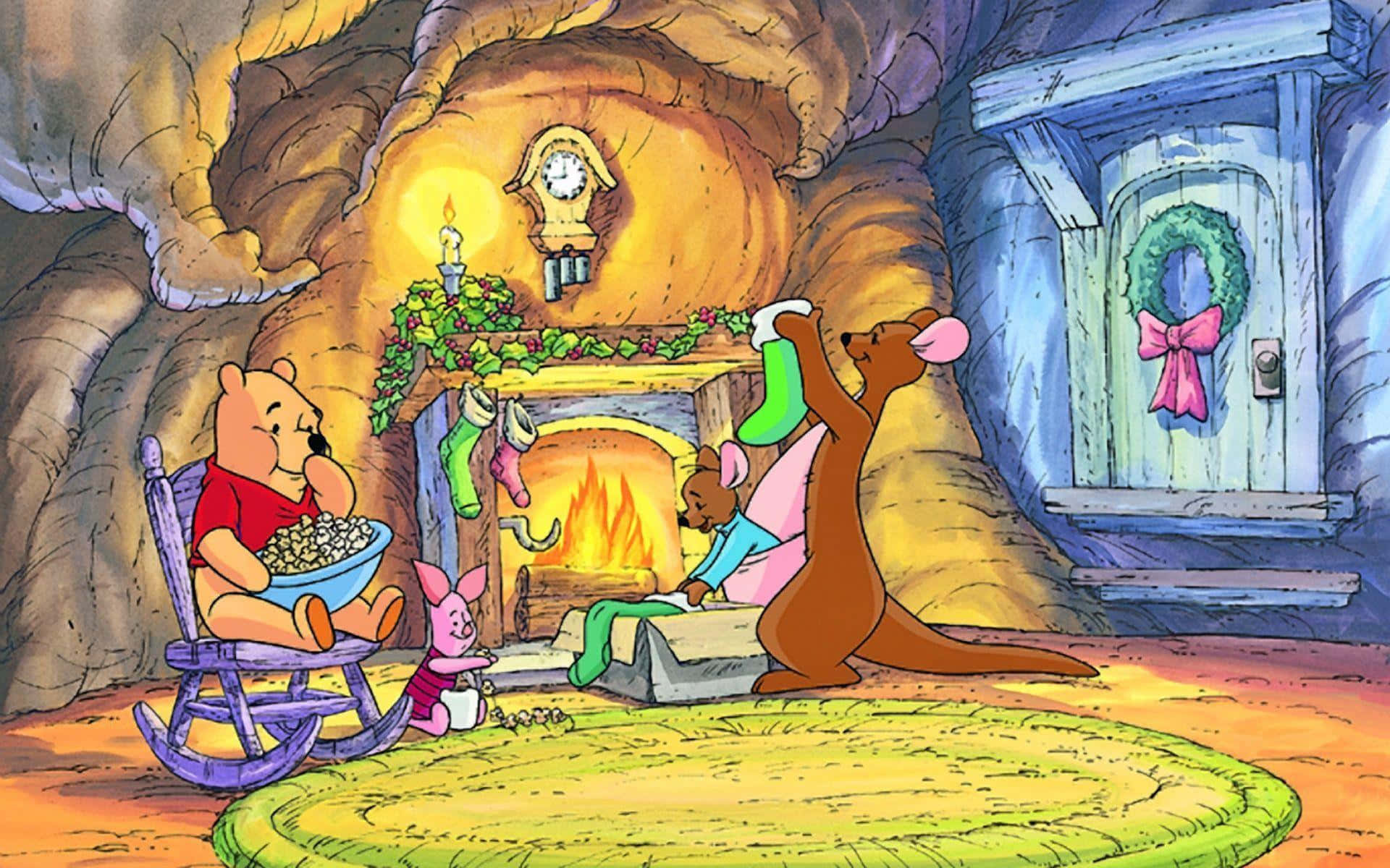 Disney Noel Gelenekleriyle Tatil Sihrini Evinize Taşıyın Duvar Kağıdı