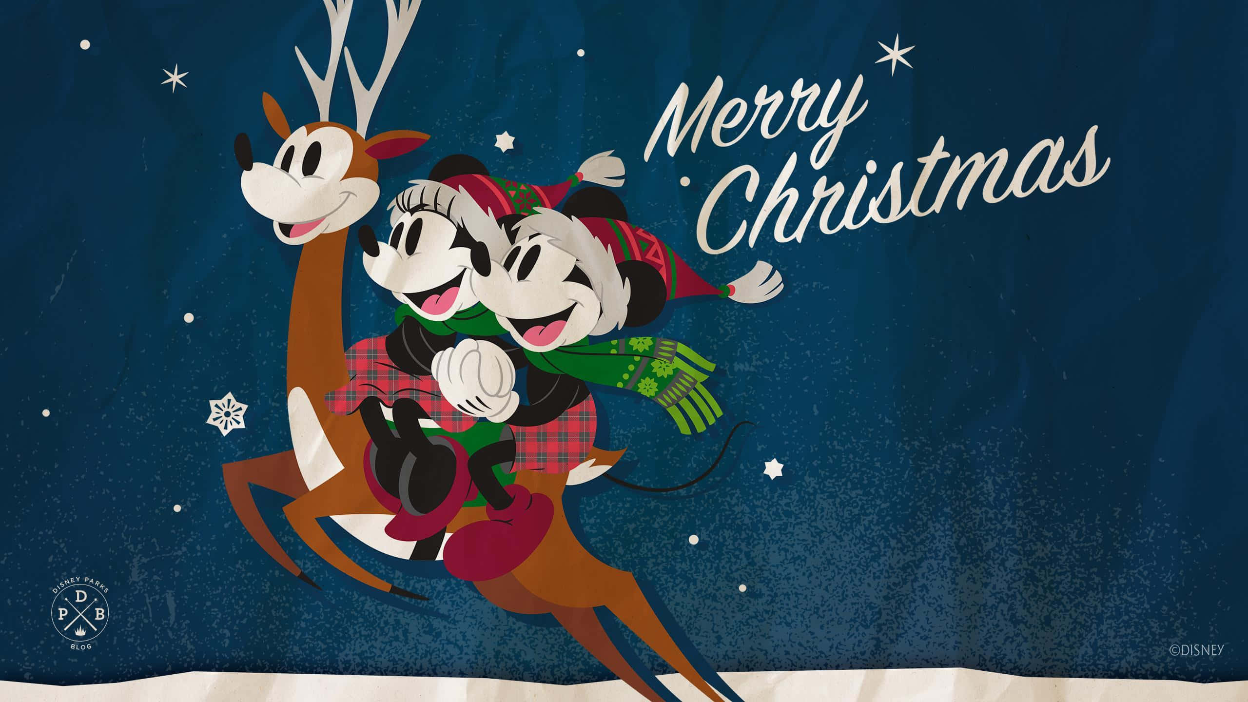 Disney Noel'i ile Büyülü Bir Tatil Sezonuna Başlayın! Duvar Kağıdı