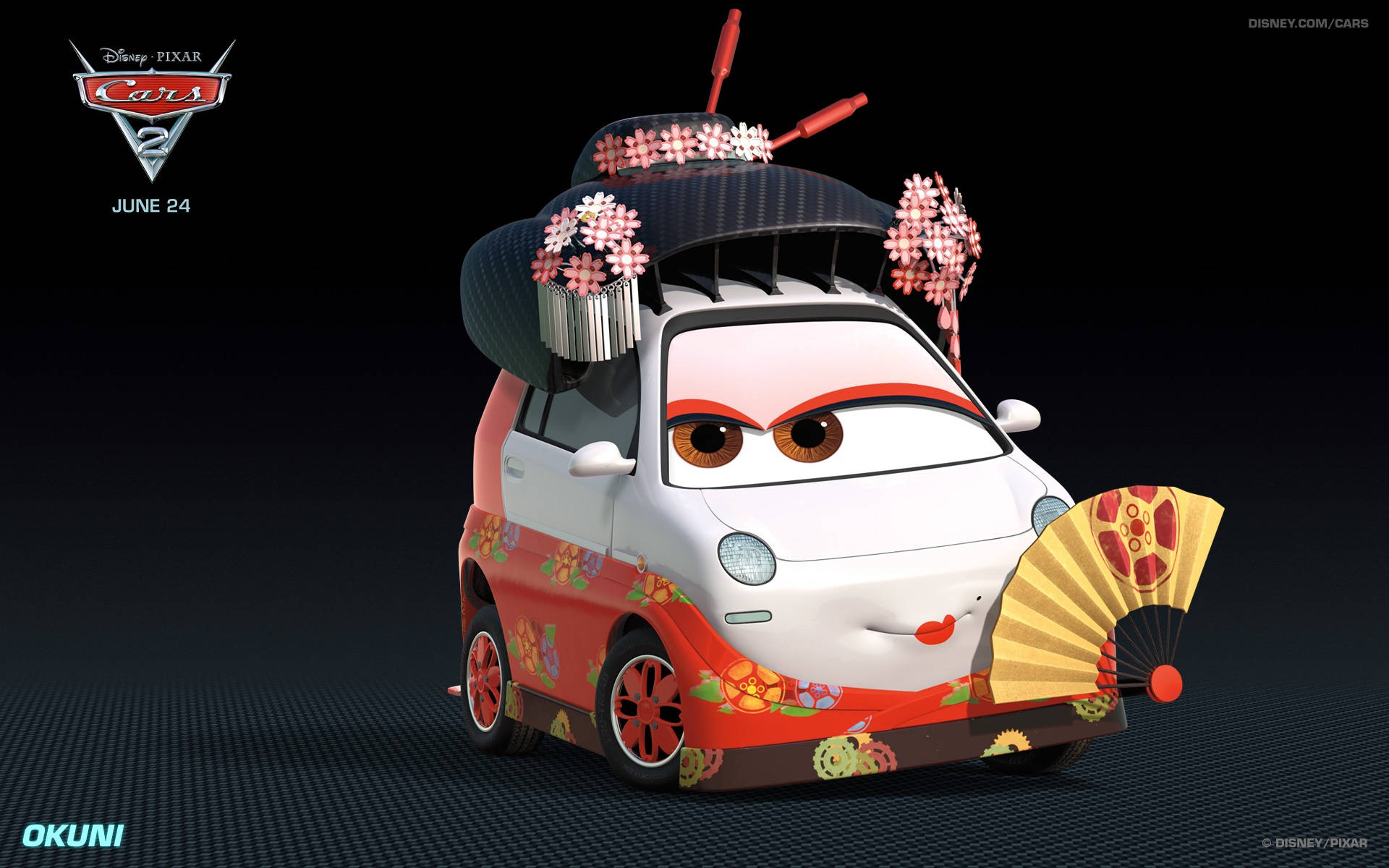 Disney Pixar Okuni Arabalar 2 Duvar Kağıdı
