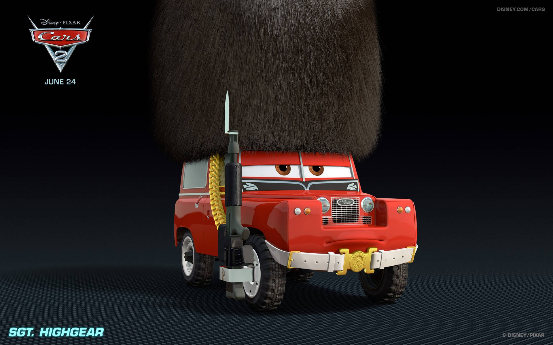 Disney Pixar Sgt. Highgear Arabalar 2 Duvar Kağıdı