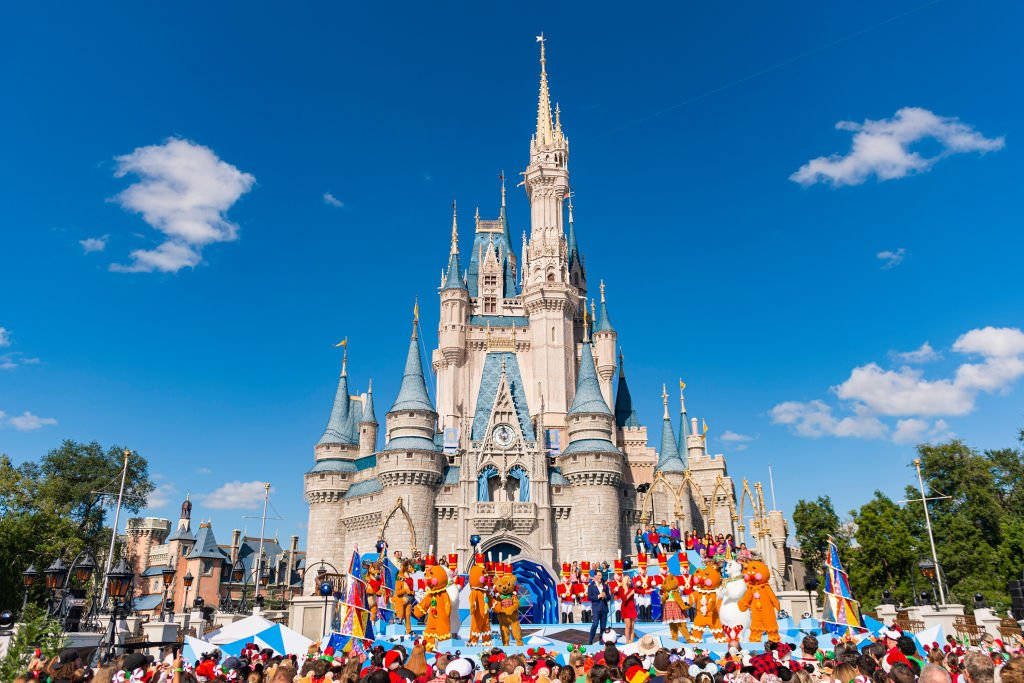 Disneyworld Noel Gösterisi Duvar Kağıdı