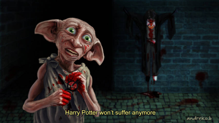 Dobby Harry Potter Fanart Tamamlıyor Duvar Kağıdı