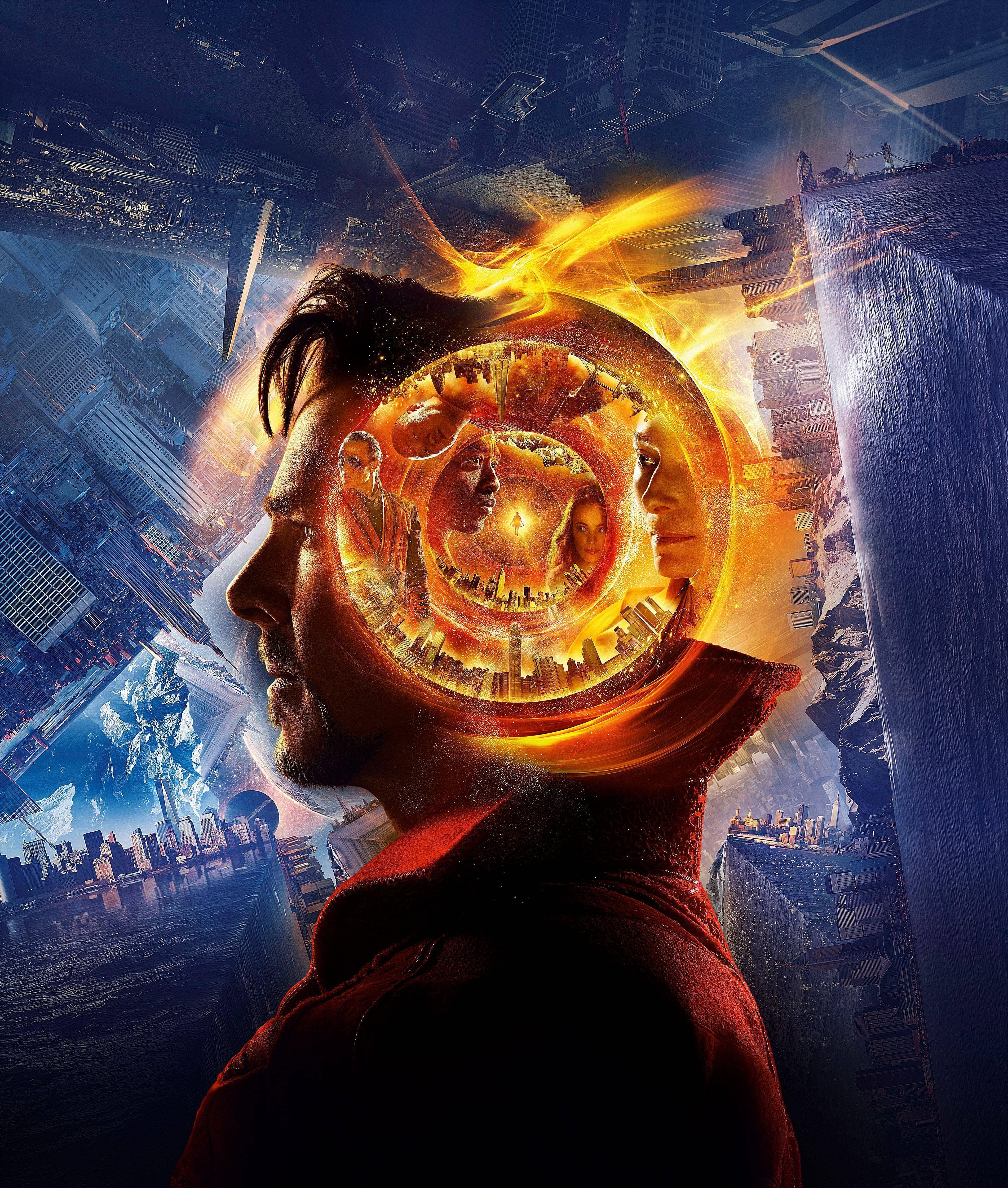 Doctor Strange Ayna Boyutu Sanat Eseri Duvar Kağıdı