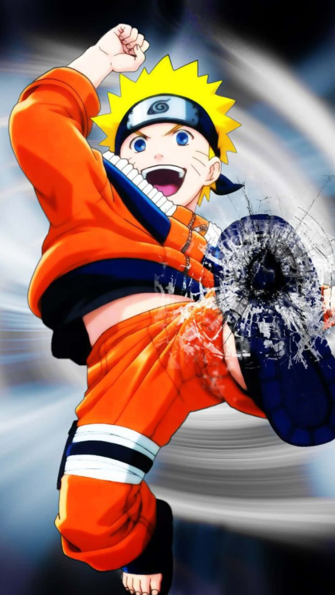 Dokuz Kuyruklunun Gücünü Serbest Bırak - Naruto Uzumaki Telefon Duvar Kağıdı