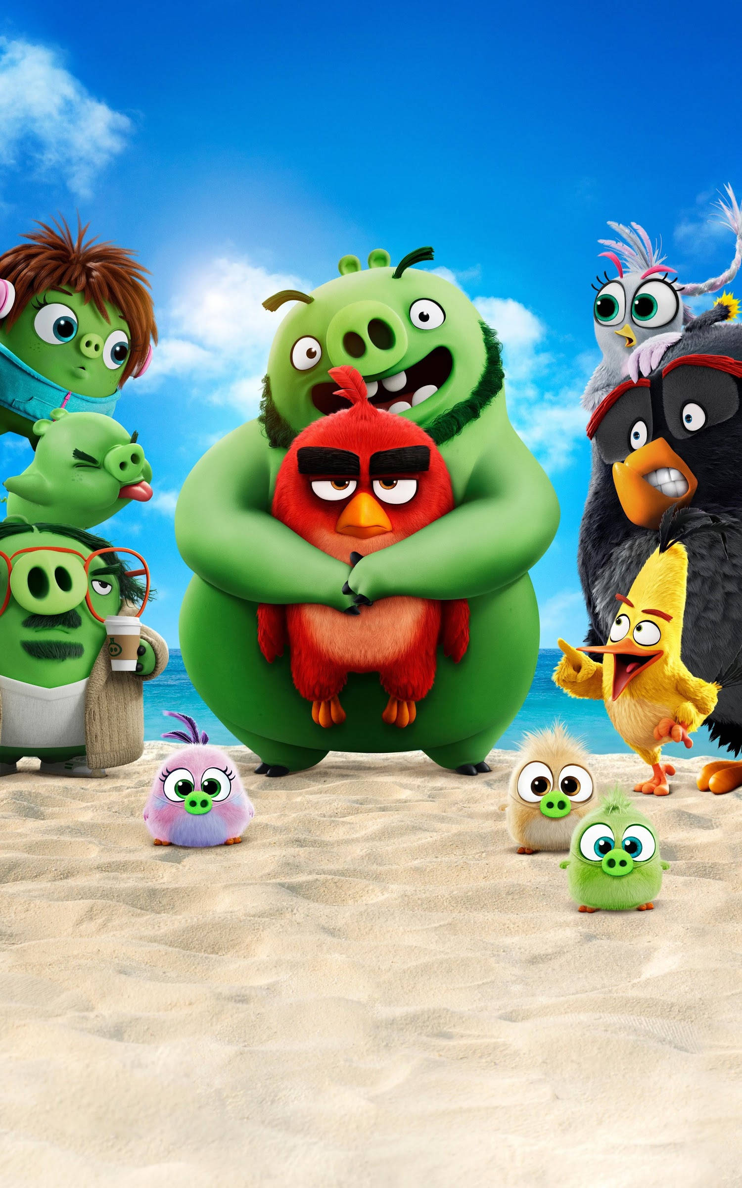 Domuzlar ve Kuşlar: Angry Birds Filmi 2 Duvar Kağıdı