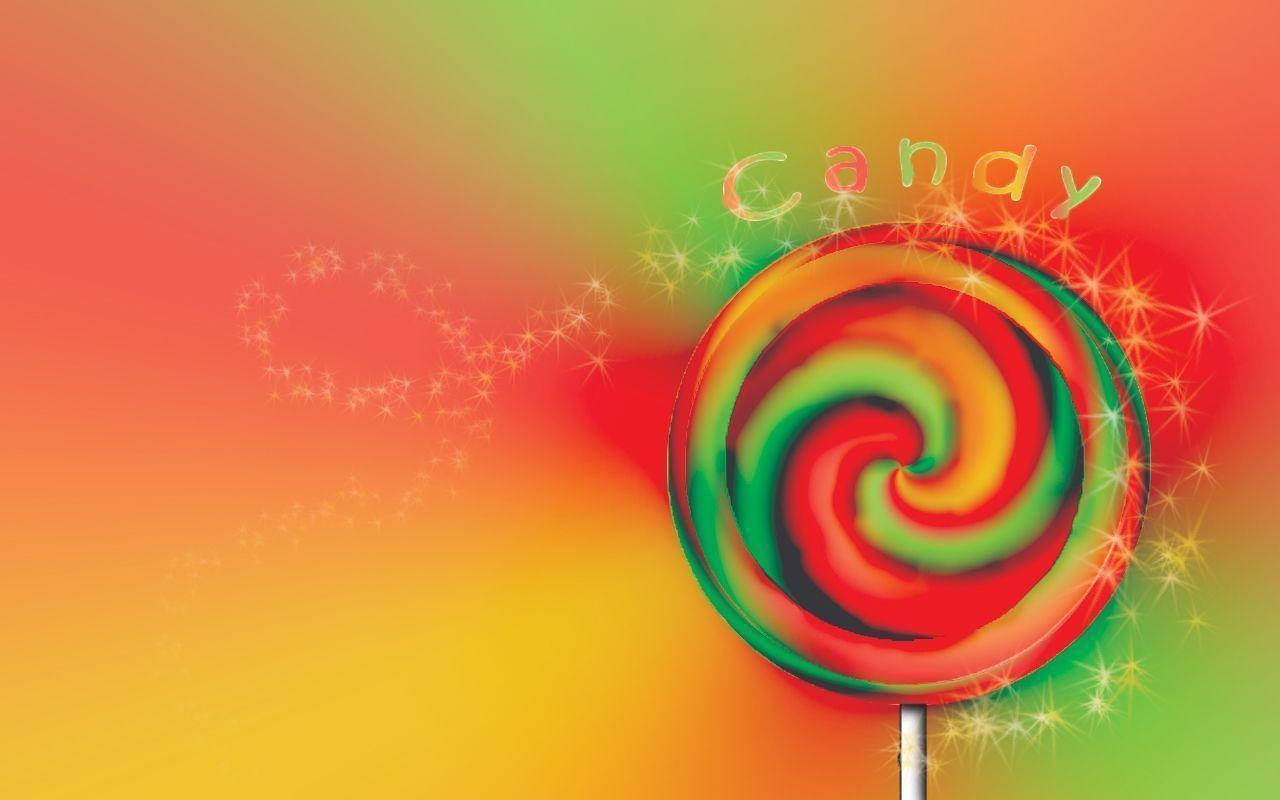 Dönen Lolipop Sevimli Masaüstü Duvar Kağıdı