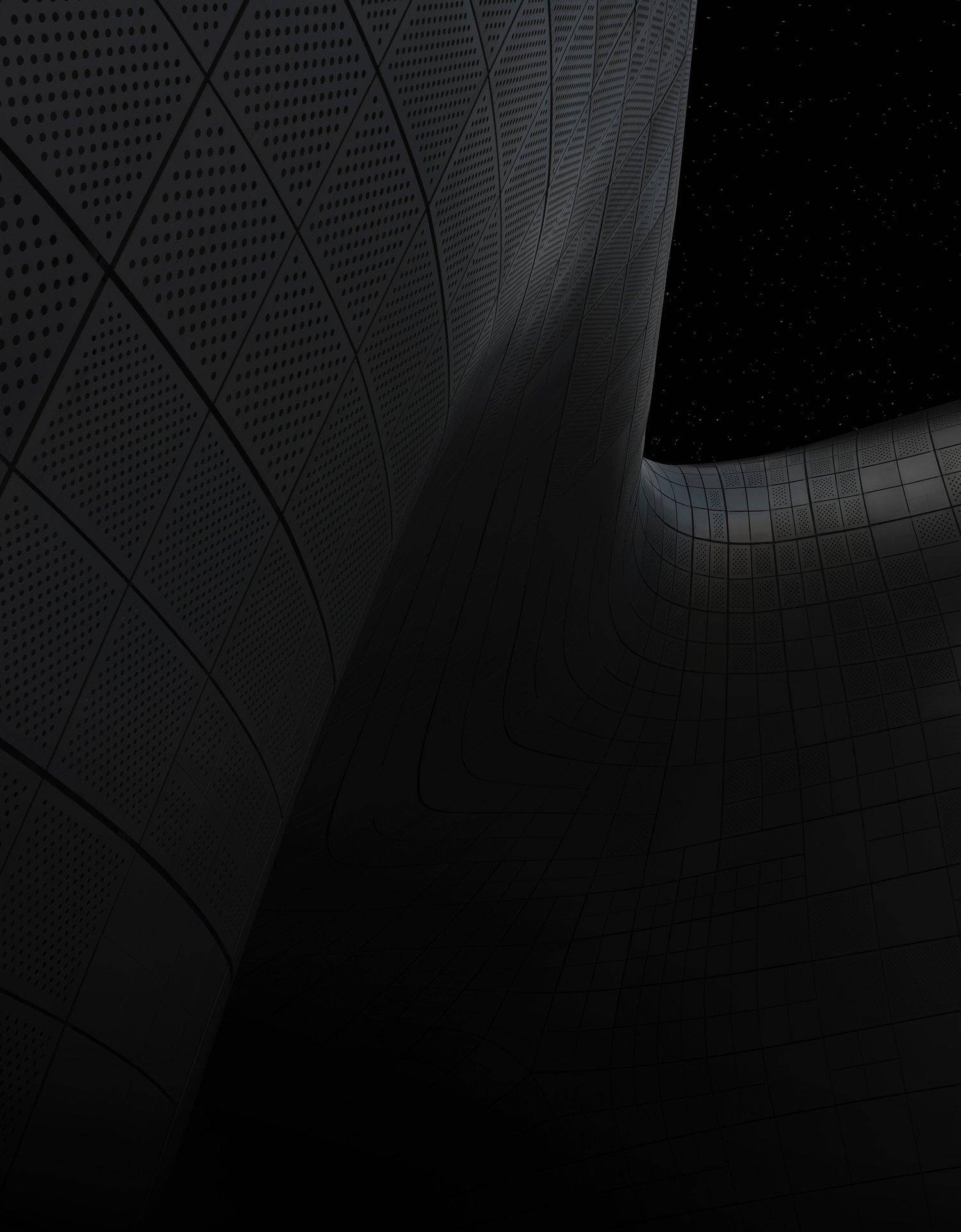 Dongdaemun Tasarım Meydanı Karanlık Mod Duvar Kağıdı