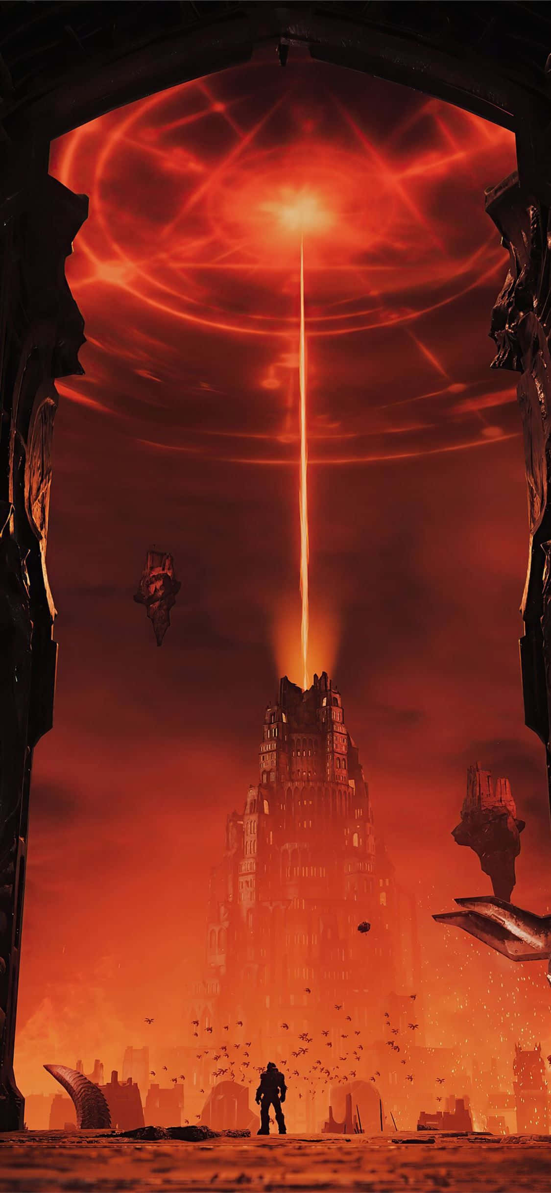Doom Eternal'da Aksiyondaki Doom Slayer Duvar Kağıdı