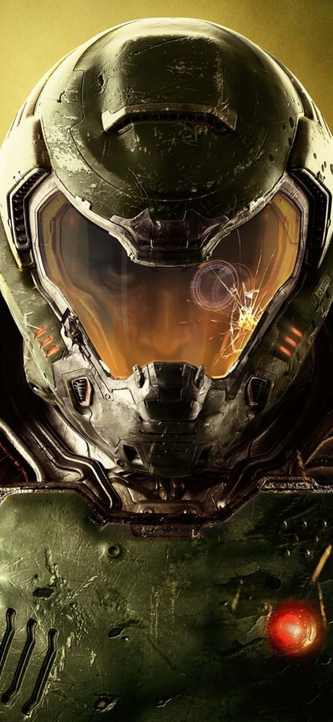 Doomguy Kaskı iPhone Xs Doom Arka Planı Duvar Kağıdı
