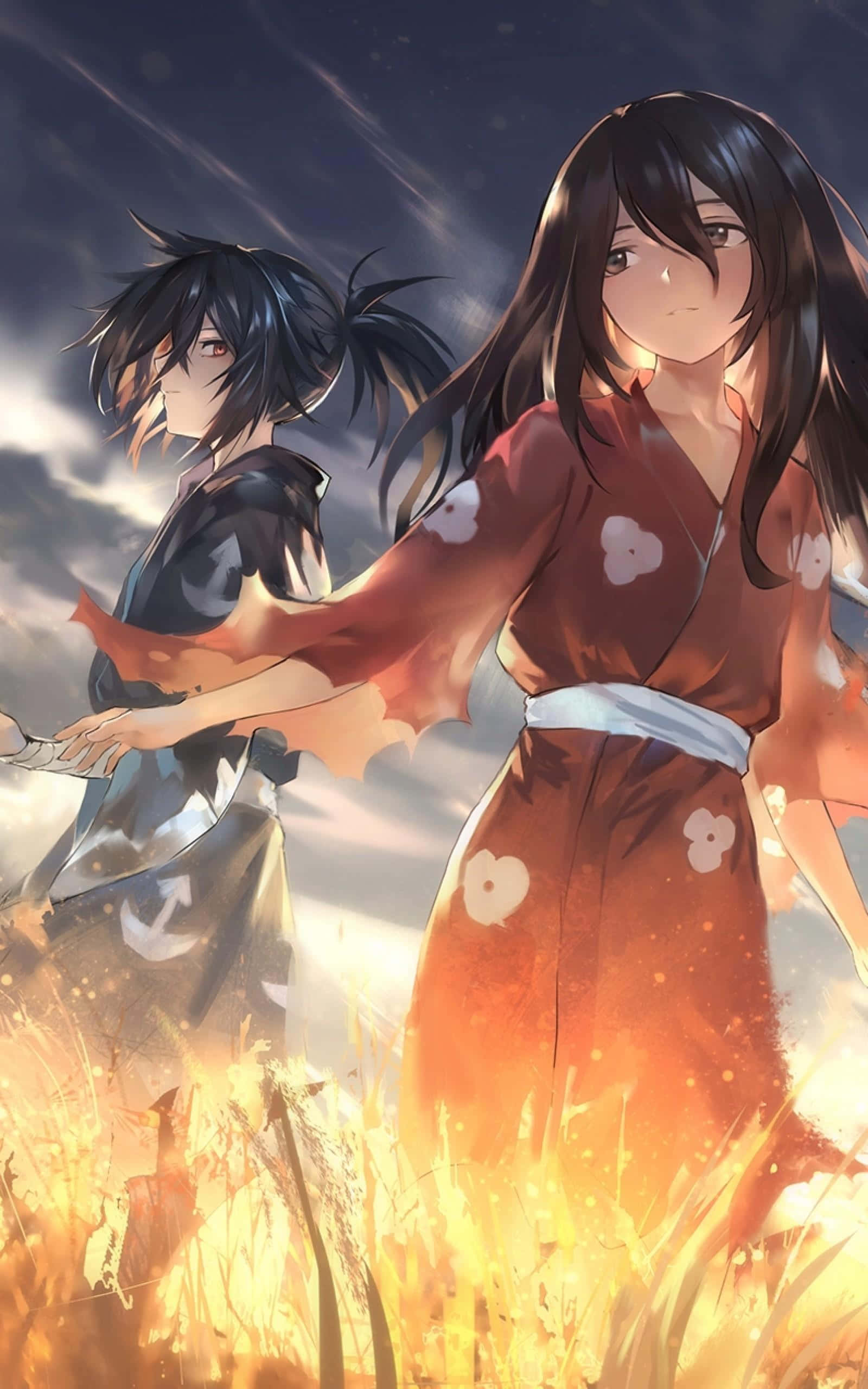 Dororo Savaşta - Demon Slayer Duvar Kağıdı