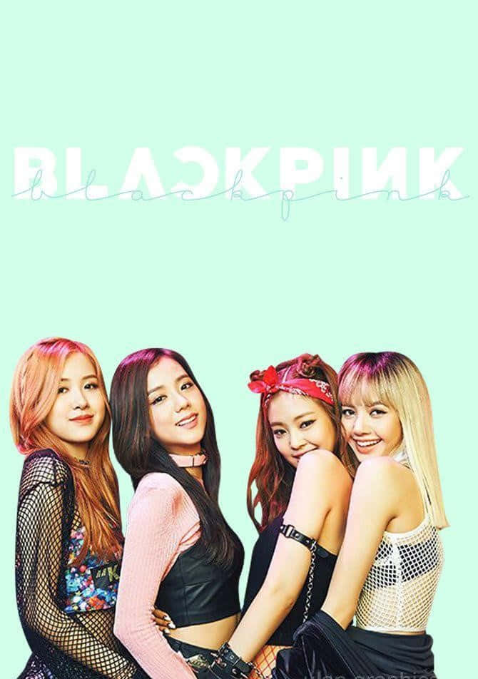 Dört İlham Perisi: Güney Koreli kız grubu Blackpink. Duvar Kağıdı