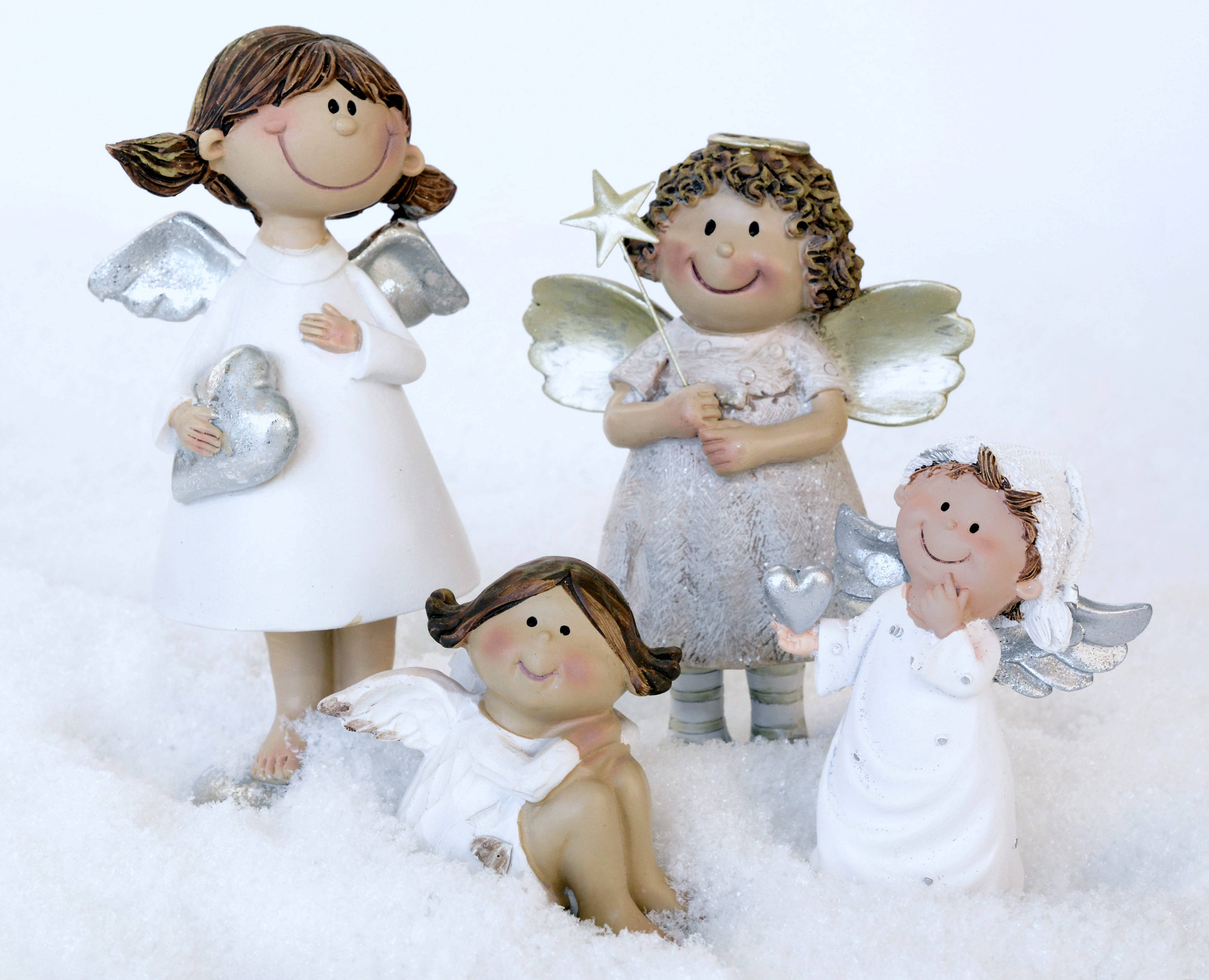 Dört Noel Meleği Duvar Kağıdı