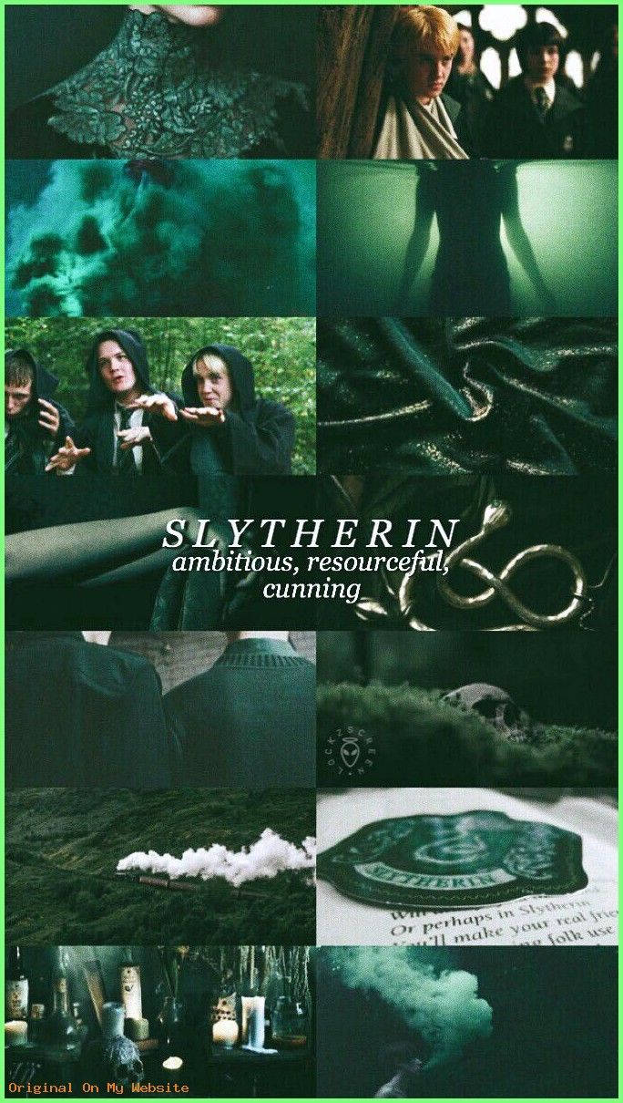 Draco Malfoy Estetik Slytherin Duvar Kağıdı