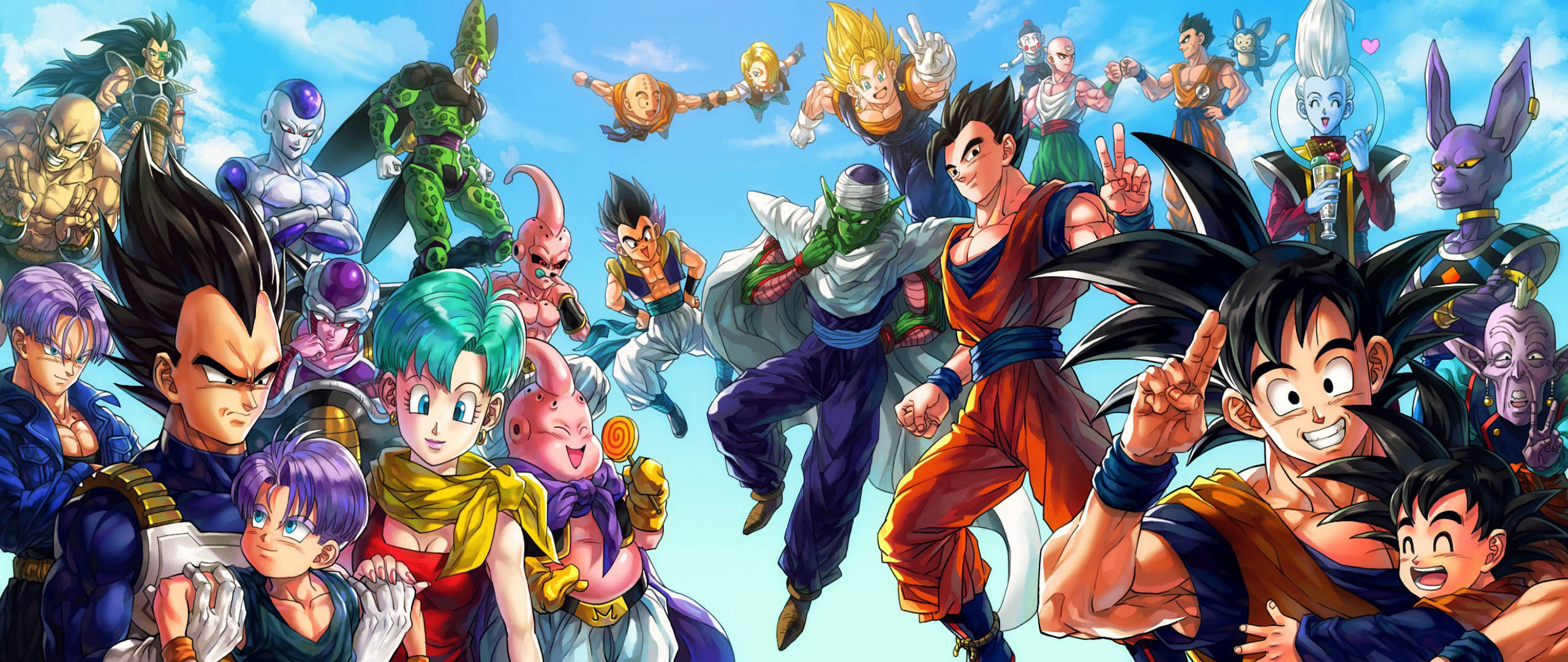 Dragon Ball Goten Grup Fotoğrafı Duvar Kağıdı