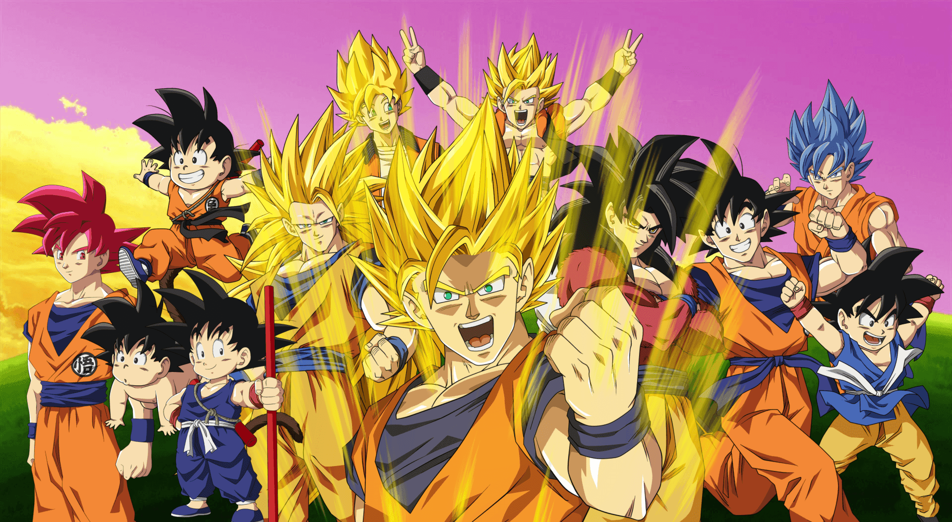 Dragon Ball Super 1920 x 1054 duvar kağıdı