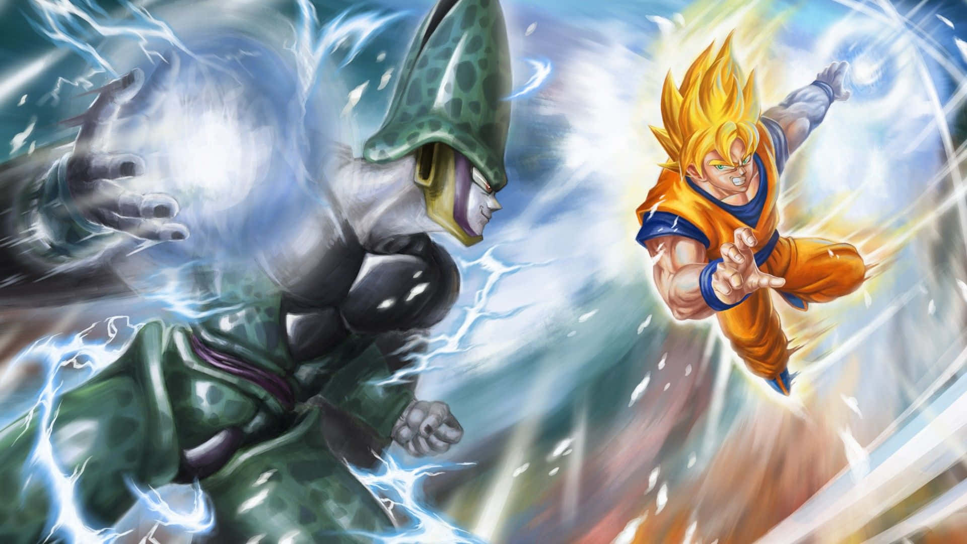 Dragon Ball Super'ın Saiyan kahramanları epik bir savaşta Duvar Kağıdı