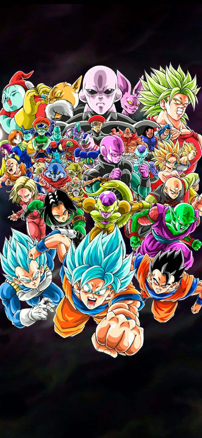 Dragon Ball Z Karakterleri Resmi Duvar Kağıdı