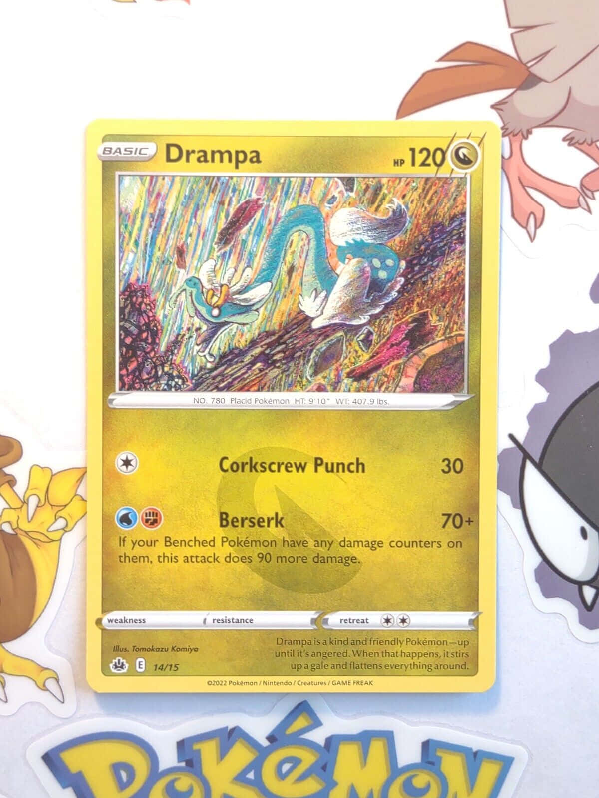 Drampa Kartı, Pokémon Arka Planında Duvar Kağıdı
